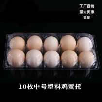 Egg packaging 10 packaging containing green shell plastic handbag pack for disposable egg pack