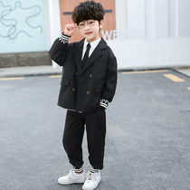Boy suits suit Spring and autumn Han version Boy Leisure Two sets CUHK Tong Shuai Gas Gown Trendy Children Fried Street