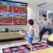 Mingbang wireless double PU luminous dance carpet HDMI TV interface Dance Machine somatosensory Hand Dance running carpet
