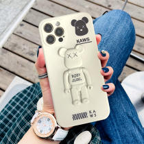Violent bear is suitable for glory 60se mobile phone shell glory 50 50se 60pro 50pro 50pro anti-fall male and female Tide Card Silicone Personality Creative Full Package Protective Cover Mesh Red Ins Wind