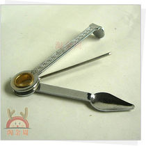 (Gold rush week) pipe entry accessories stainless steel tools pipe three-in-one tobacco knife needle press Rod