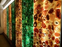 Domestic agate board painting sweat steaming room translucent stone wall KTV di bar decoration manufacturers hot sale special offer first-hand supply
