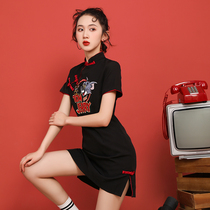 Cheongsam summer 2021 new item young Chinese style womens clothing national tide national style girl womens summer modified dress