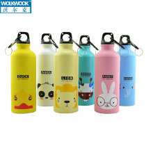 Sport Kettle Cartoon Cute Aluminum Portable environmentally friendly with Handcups Gift outdoors Travel student Childrens water mug