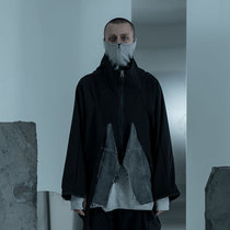 PUPILTRAVEL mens jacket autumn and winter denim jacket male ins tide Hong Kong style jacket male autumn and winter thickening