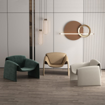 Italian Minimalist Designer New Crab Chair Mesh Red Sofa Reclining Chair In Talks Reception Chair Villa Single Casual Chair