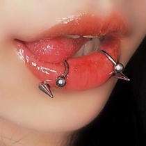 Satans Child Singing Demon Song Lip Ring Horseshoe Ring Punk Lip Spike Replace Nail Spice Girl Sweet Cool Wind Perforation