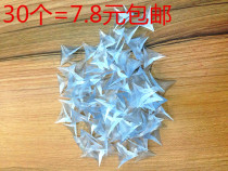 Glass anti-slip triangular rubber cushion anti-dust angle desktop suction pad