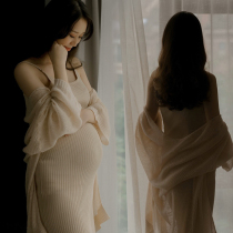 Pregnant women Photo Clothing Rental New Home casual nude bag body slim knitted private room art photo studio