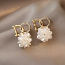 CX chattering hot selling earrings light luxury niche design petal earrings female advanced earrings 925 silver needle