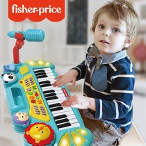 Childrens cartoon electronic piano with microphone high quality music early education piano boys and girls playing home toys foreign trade