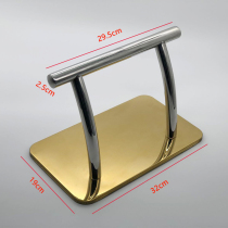Mobile down-to-earth hair shop Beauty hair chair Scooter Hair Salon Hair Cut Hair Chair Footbed Stainless Steel accessories Factory home