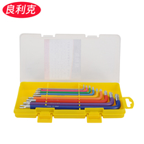 German hardened set hexagonal plum blossom batch star key White combination hardware inner 6 corners hexagonal boxed tool