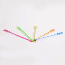 Demonstration experiment mixing stick plastic Mini color long handle stirring rod disposable coffee spoon mixing spoon spoon