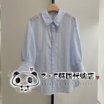 JIGOTT JIGOTT Korean straight hair counter 021 summer shirt JL6-A0-BL29