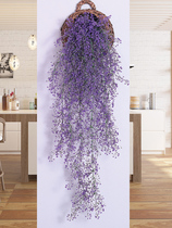 Simulation of Golden Bell Willow living room wall decoration green plant wall hanging flower vine hanging vine plant artificial flower Vine