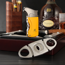 Cigar scissors lighter set Cigar scissors hole opener Cuban cigar knife tools cigar tools