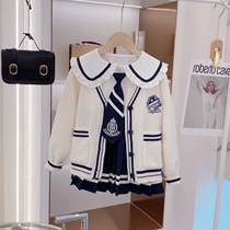Girls dress suit 2022 Spring and autumn clothing new shirts 100 pleats Princess College JK uniforms spring clothing
