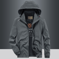 Outdoor Storm Jacket Men Spring And Autumn 2022 New Jacket Thin Breathable Casual Jacket Mens High-End Jacket Trend
