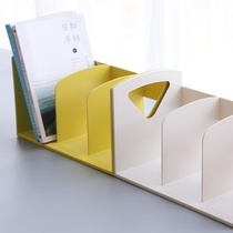 Collection of plastic childrens desktop small bookshelves Brief modern table book files Easy shelf Creative Desktop Bookshelf