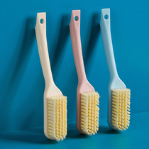 Multifunctional shoe brush household long handle shoe brush does not hurt shoes crank washing brush brush clothes cleaning brush soft wool