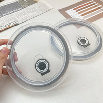 Food grade PP lids circular bowl can be superimposed on the fang you gai preservation sealing silicone bowl