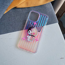 Super Popularity Laser Gradient Cute Cartoon Culomi applies 13 12 11Pro Max Apple