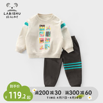 Rabbi Tree Children Suit Children Suit 2022 Spring Autumn Clothing Baby Casual Sportswear boy necropolis Two sets