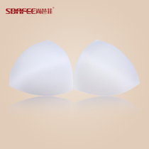 Shang Bafei bra sports strapless chest pad padded round insert triangular chest pad sponge pad cup A045