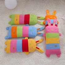 Baby pillow Rabbit baby lengthened stereotype buckwheat pillow core Kindergarten 5 All cotton pillowcase 0-1-3-6 year old Child pillows