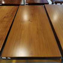 Teak solid wood board log tea table Tea Table 1 meter 8 table boss Office table and chair combination Rosewood big class table