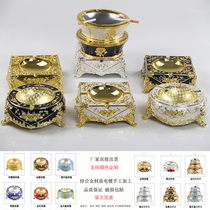 Eurostyle Metal Ashtrays Hotel Luxury Alloy Smoke Cylinder Bar Nightfield KTV Exclusive Ashtray Clubhouse Living Room