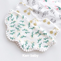 Kerr baby Nordic baby 360 degree rotating petal water towel for men and women baby spit milk cute bib