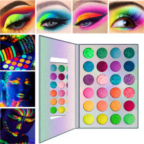 24-color luminous star away from eye shadow stage makeup sequins fluorescent performance pearlescent sparkling multi-color makeup disc