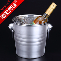 Bar Soul Thick Ice Bucket Tiger Head European Champagne Bucket Ice Bucket Stainless Steel Ice Bucket Beer Bucket