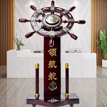 Leading rudder ornaments wooden rudder crafts landing shop opening gift hotel company office decorations