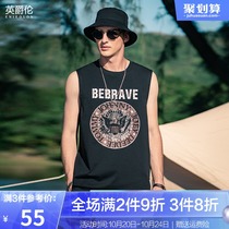 British Jue Lun 2021 new vest men wear summer European and American style brand sleeveless T-shirt cotton casual waistcoat tide