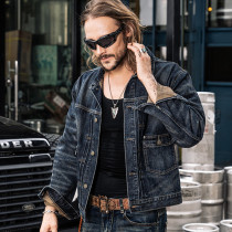UGLYBROS Motorcycle Riding Suit Retro Harley Machine Clothing Denim Casual Jacket Anti-wrestling Machine Car Clothing