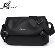 Bin Ao kangaroo Korean version of the tide bag ins mens large capacity waterproof crossbody backpack leisure postman shoulder bag
