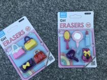  Qihao Girl Eraser two Cards