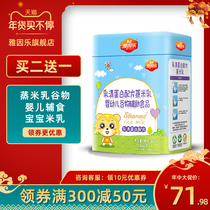 雅因乐米乳6-36个月婴儿辅食乳清蛋白蒸米乳宝宝米糊营养高铁460g