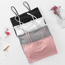 Spring and summer underwear female students Korean junior high school sling beauty back vest girl breast wrap chest chest bra no steel ring