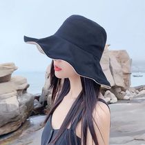 2021 new net red double-sided fisherman hat female Japanese wild sun shade ins hat summer Korean version net red