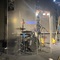 Acrylic screen professional performance drum jazz drum drum screen drummer special soundproof cover instrument drum shield partition