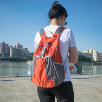Outdoor ultra-light backpack Female ultra-light backpack folding skin bag travel lightweight sports bag Travel portable