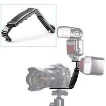 Camera flash bracket bracket DV bracket photography fill light support frame single L bracket bilateral frame