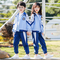 School uniform set Primary School kindergarten Garden uniform spring and autumn 21 new childrens class uniform three sets