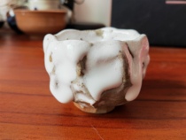 Zhino white glazed ceramic glaze temperature hand made ceramic china kiln retro Japanese long-stone glaze