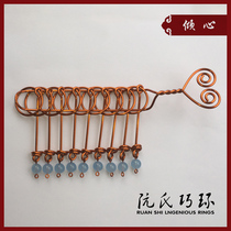 Nguyen Xiu Lian Lianxi Lianxi Lianxi Intangible Cultural Heritage Purple - bronze wire