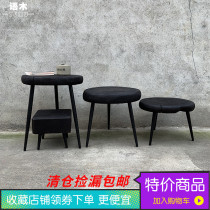 The Silent Wind Side A Few Short Tables Black Day Style Tatami Original Design Log Solid Wood Tea Table Folk Sleeping Little Table